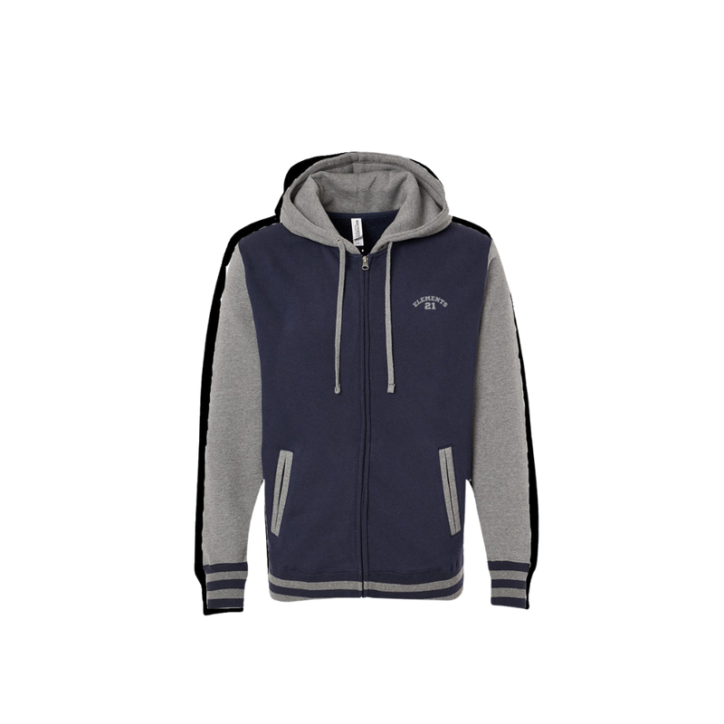 21 Elements Varsity Zip Hoodie
