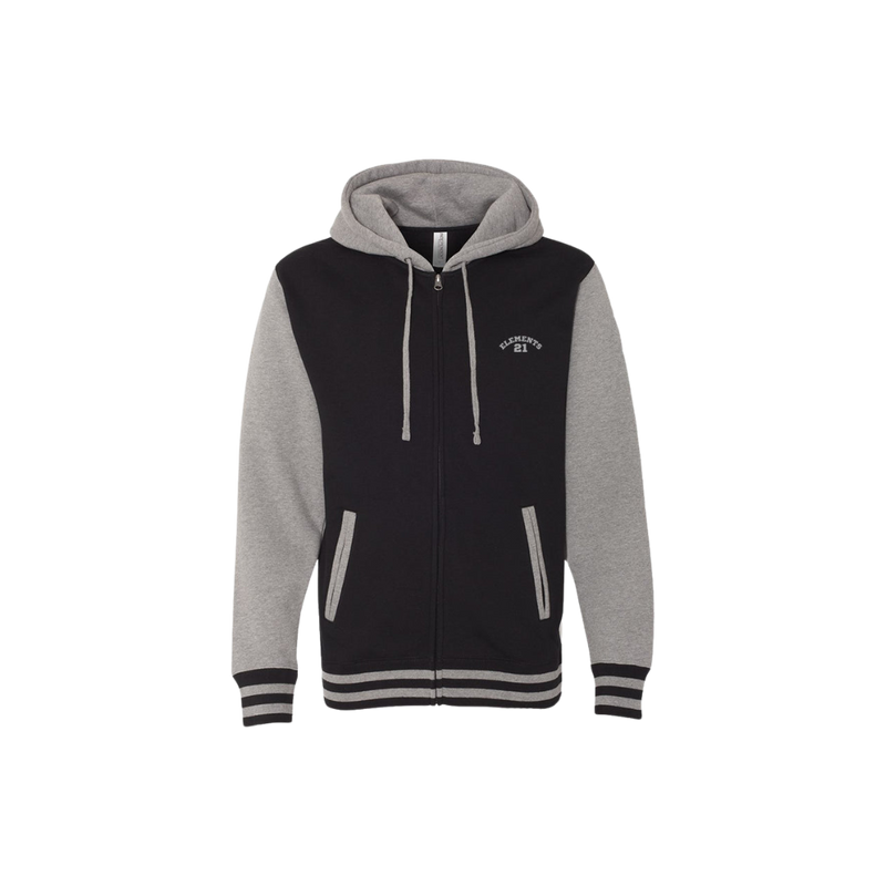 21 Elements Varsity Zip Hoodie