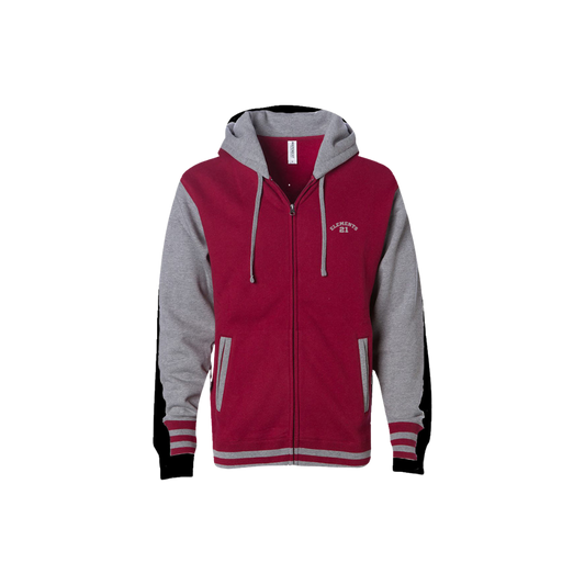 21 Elements Varsity Zip Hoodie
